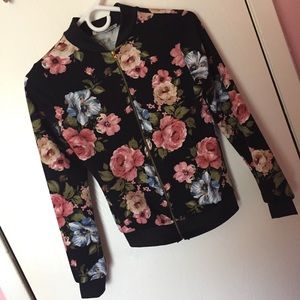 Lightweight Floral Jacket